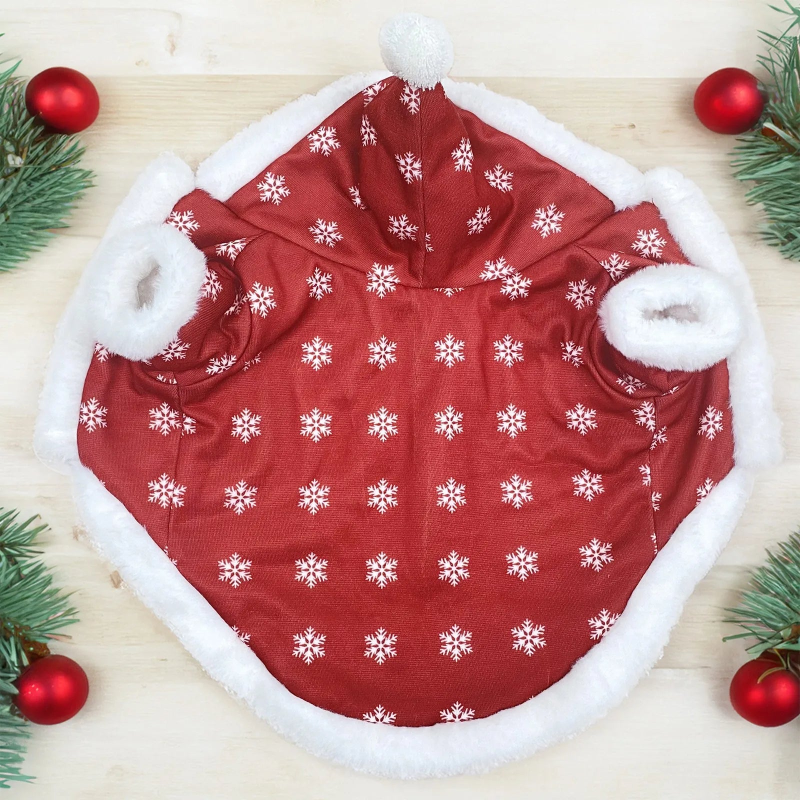 Christmas Hooded Pet Outfit