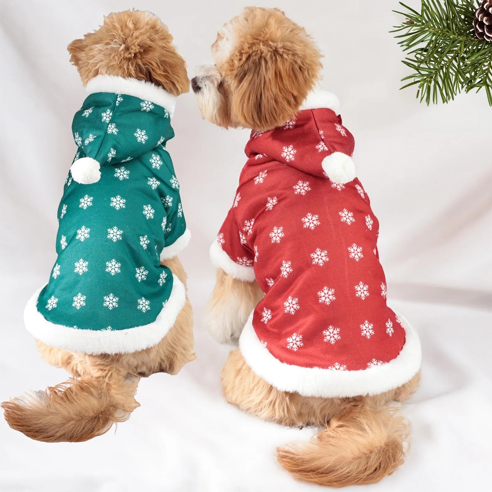 Christmas Hooded Pet Outfit