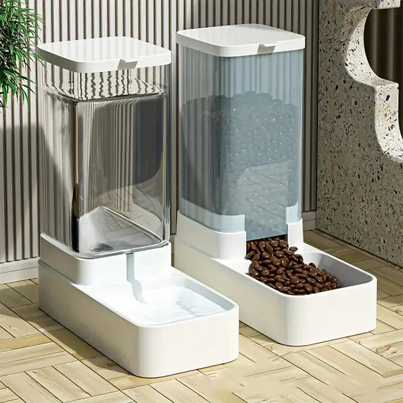 3.8L Pet Feeder & Water Dispenser – Non-Electric
