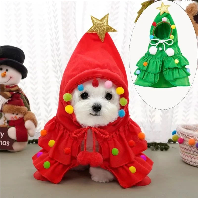 Santa Tree Dog Costume