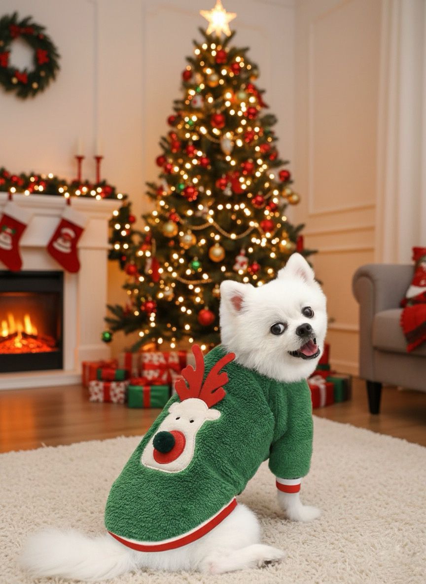 Warm & Cute Winter Dog Vest