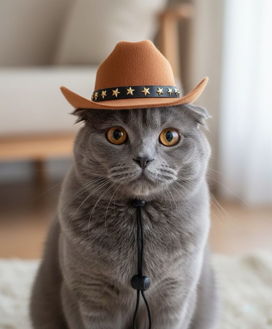 Cat Cowboy Hat