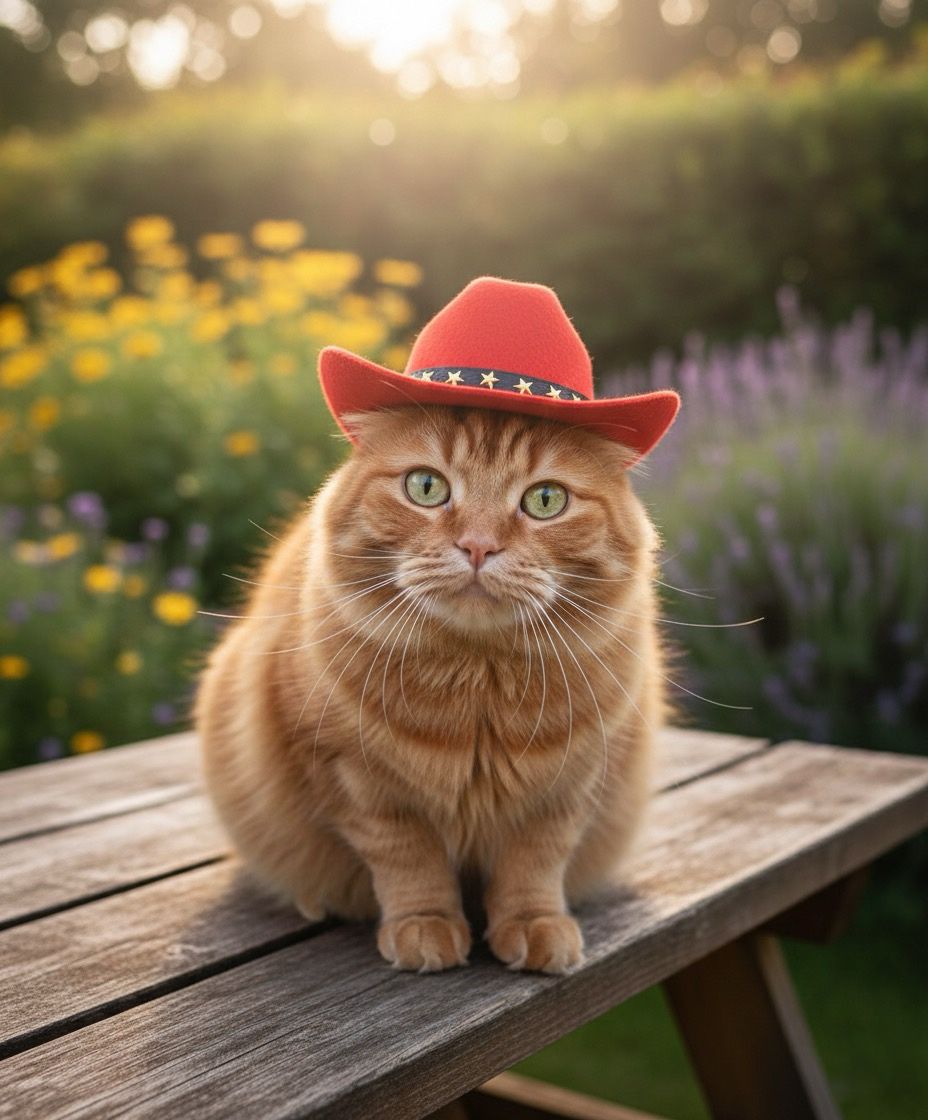Cat Cowboy Hat
